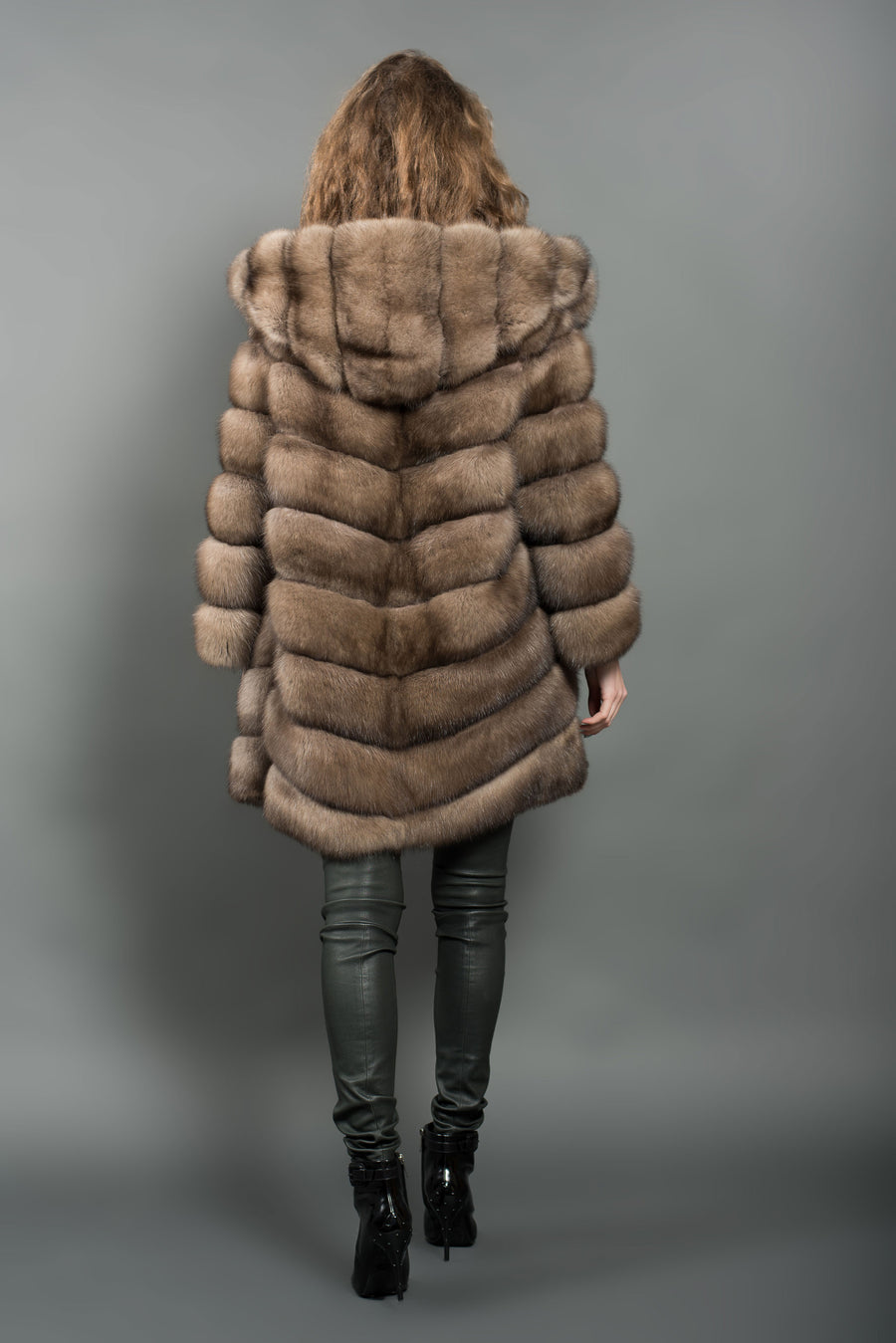 Russian sable reversible coat
