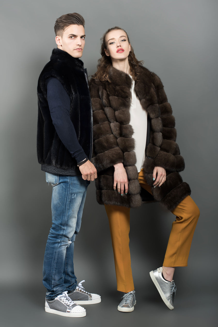 Russian Barguzin Sable Fur Coat