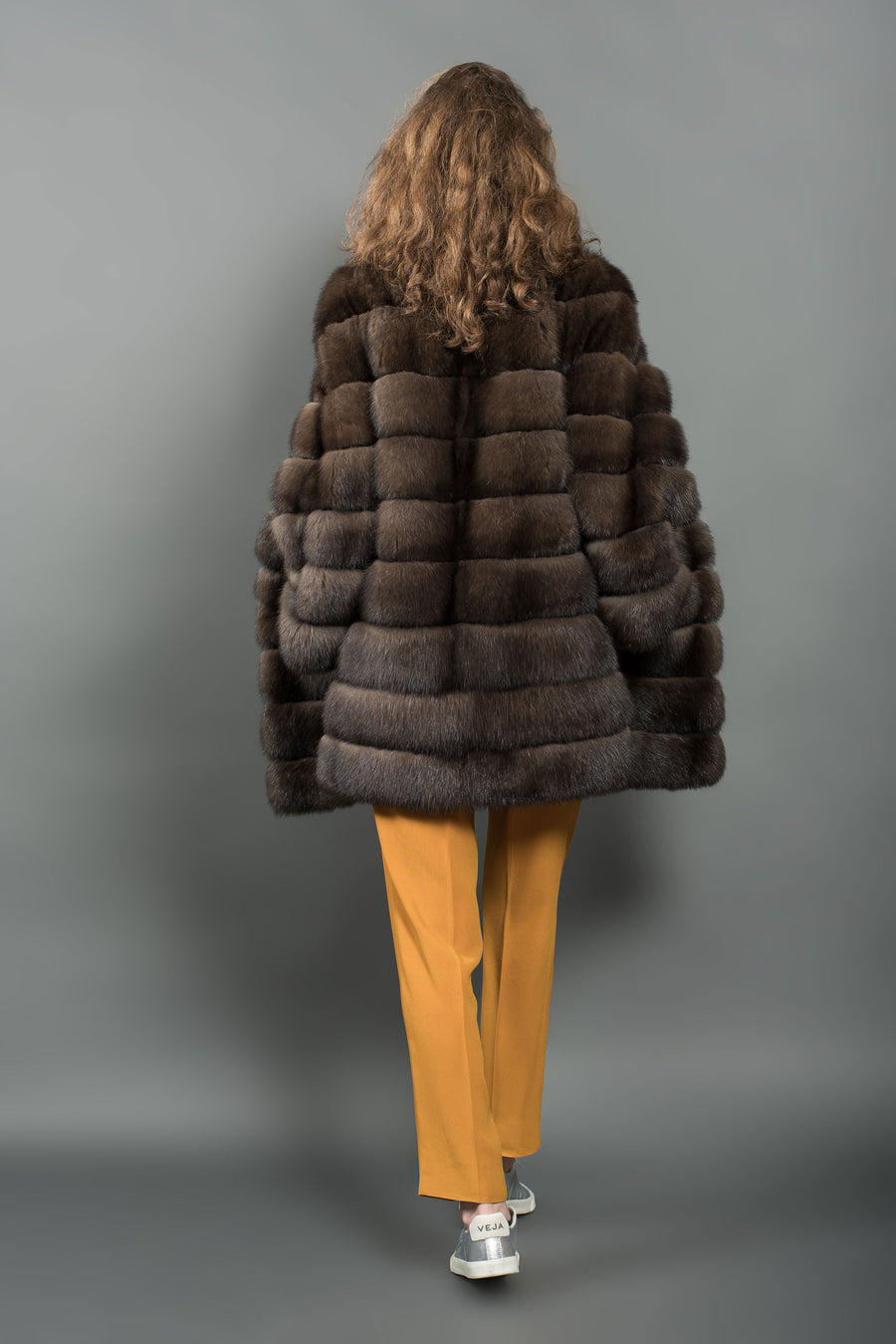 Russian Barguzin Sable Fur Coat
