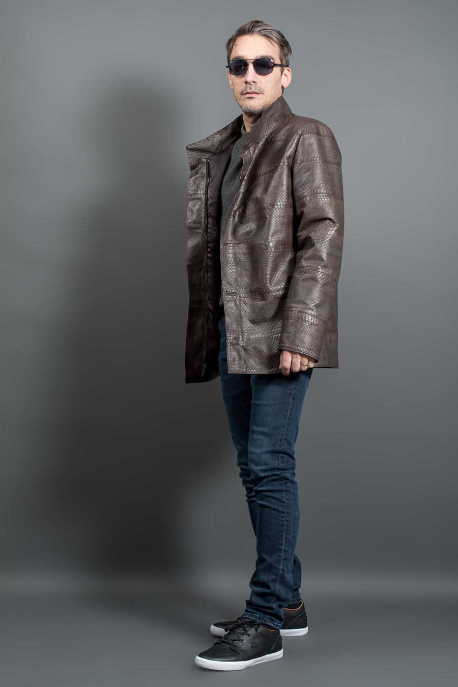 Python Leather Luxury jacket