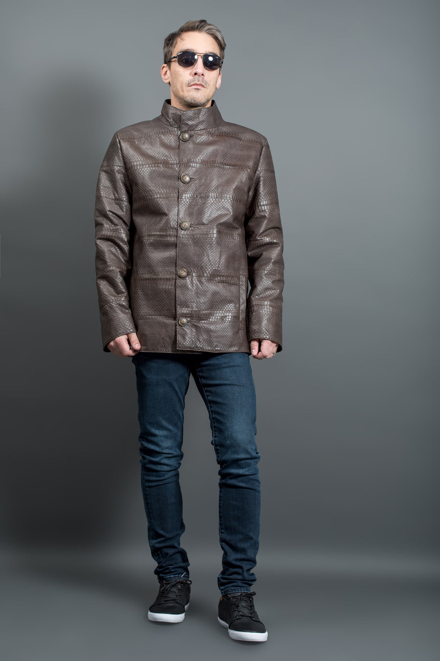 Python Leather Luxury jacket