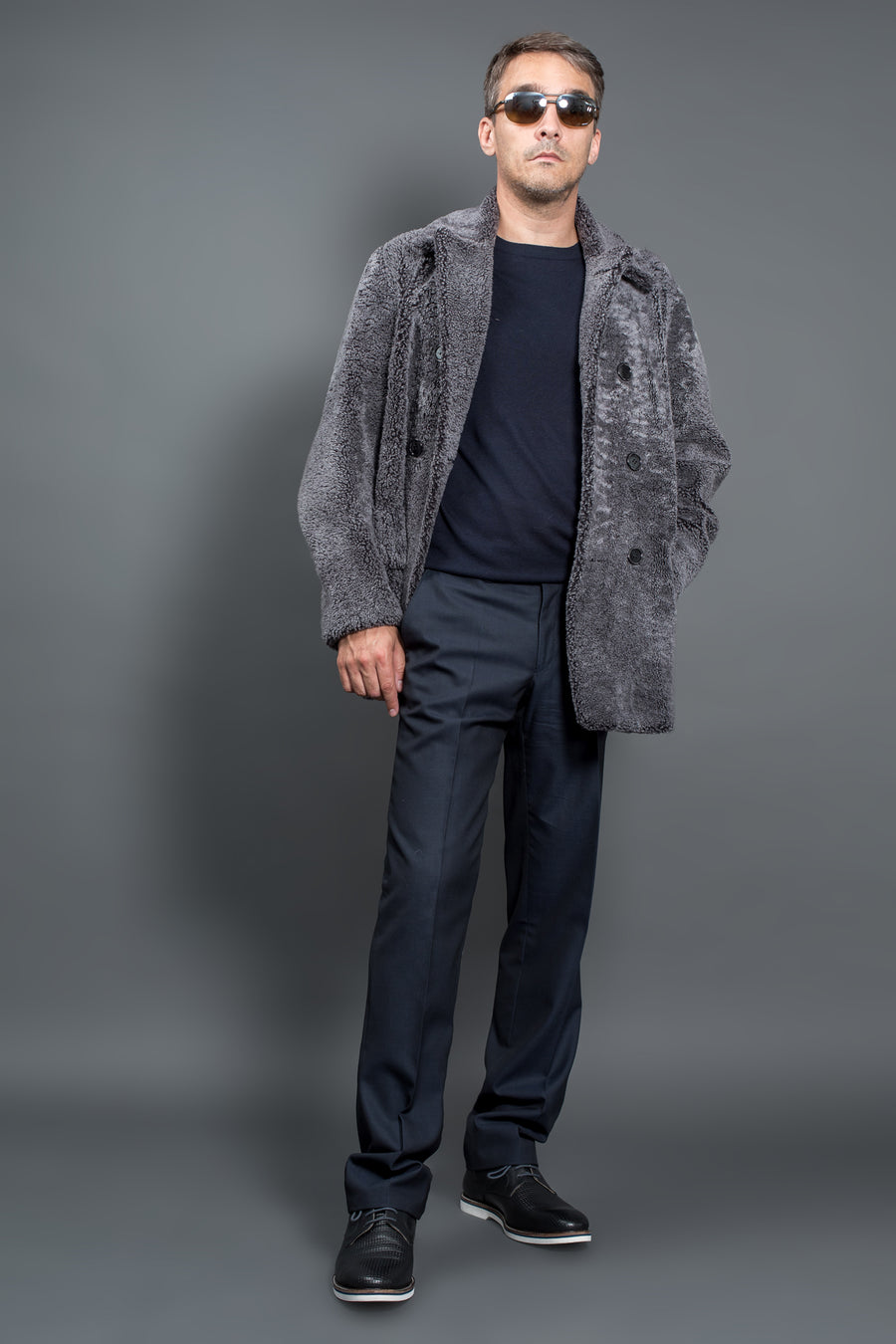 Men's Shearling fur coat