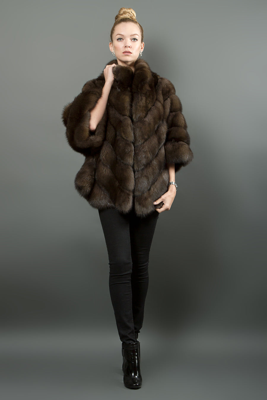 Russian Sable fur Poncho iconic