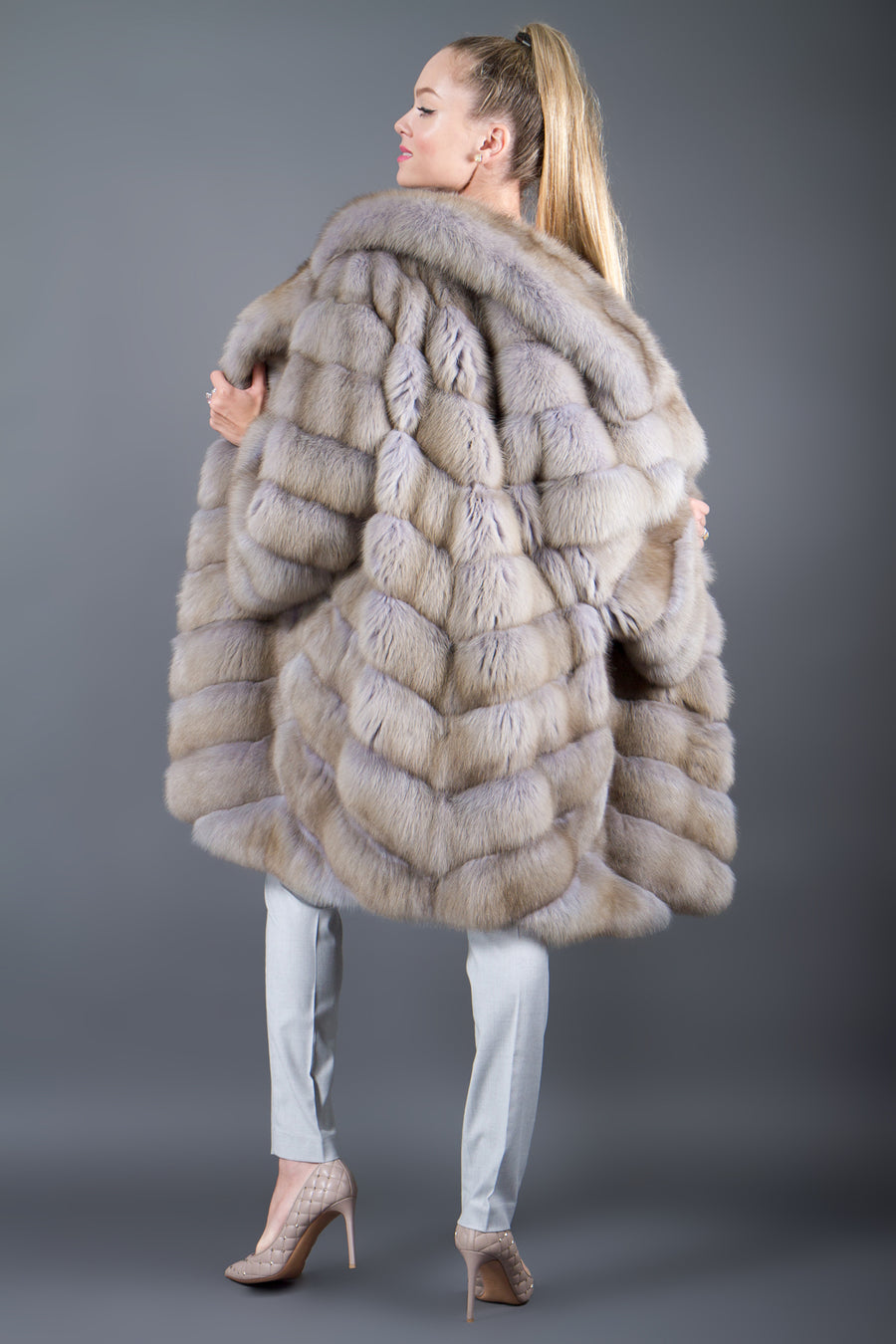 Russian Sable Fur Coat Lavanda couture