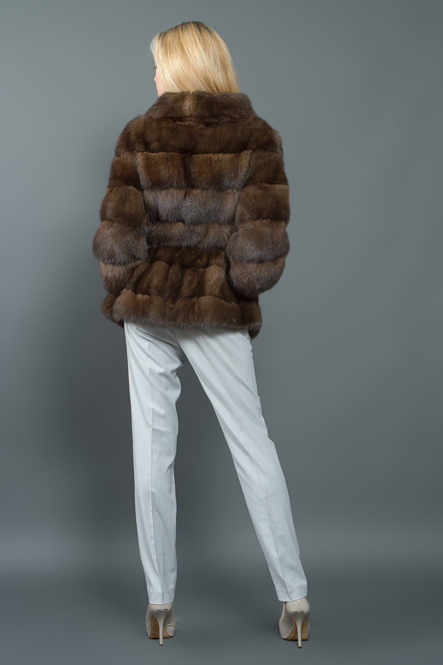 Russian  Sable fur Jacket women luxury