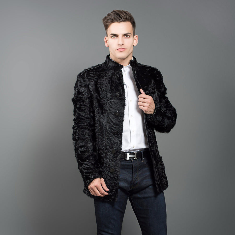 Men's Fur Jacket Astrakhan